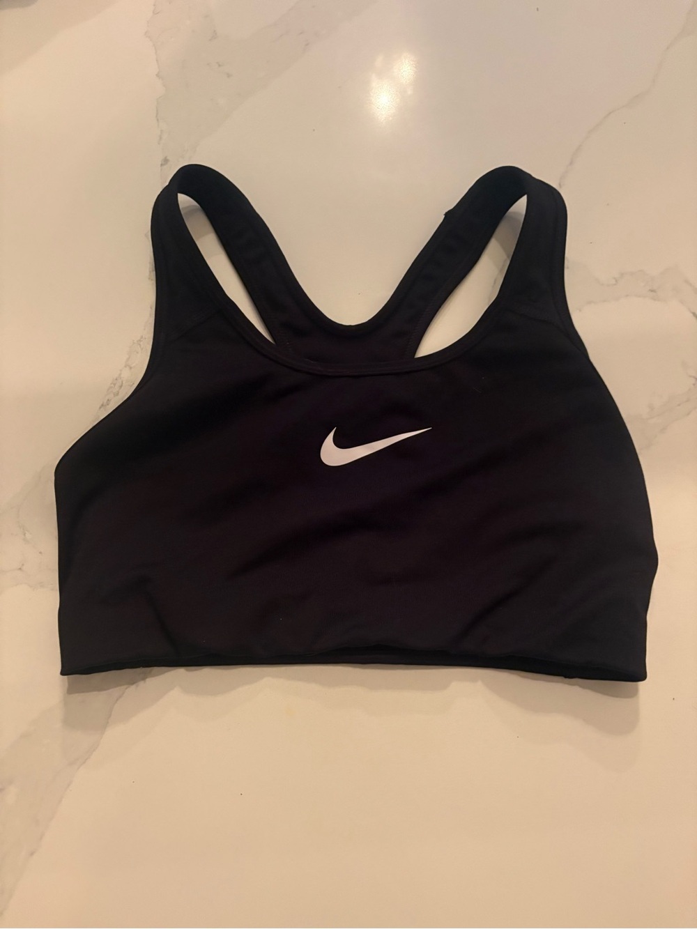 Nike Women's Black Swoosh Sports Bra